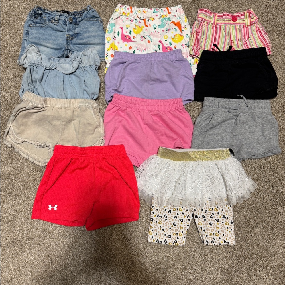 18 Month’s Baby Girl's Shorts Bundle Lot